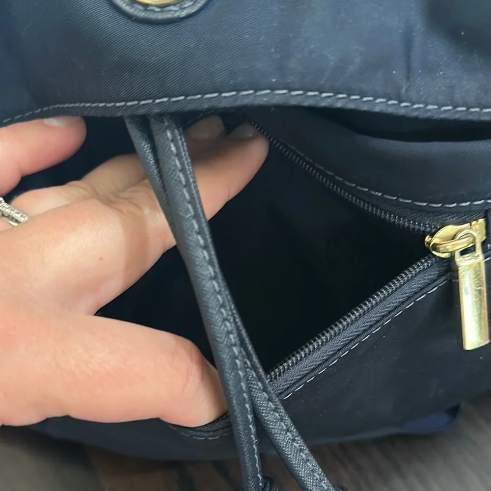 Tory Burch Blue Backpack